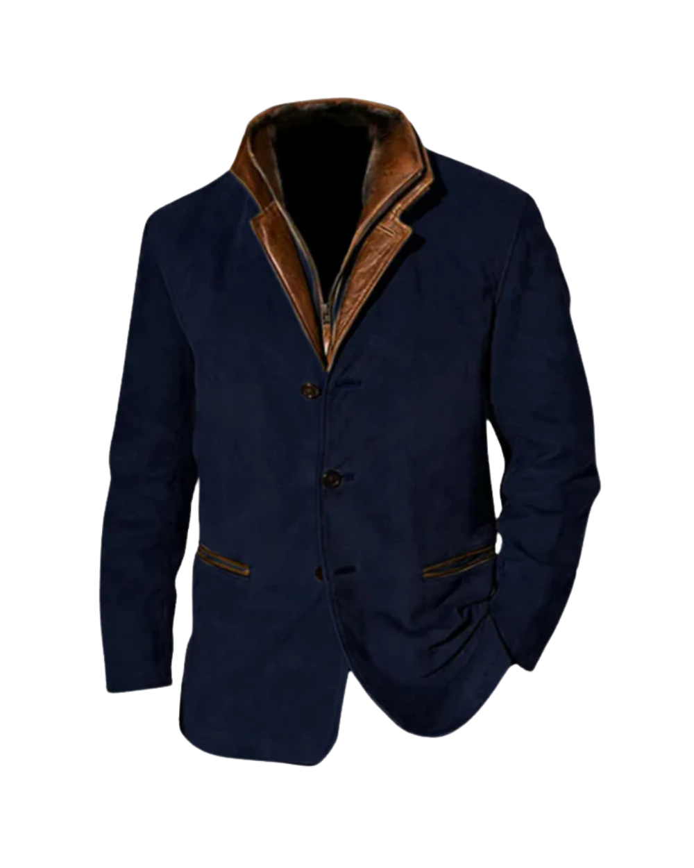 Veste blazer pour hommes – Veste en daim de luxe