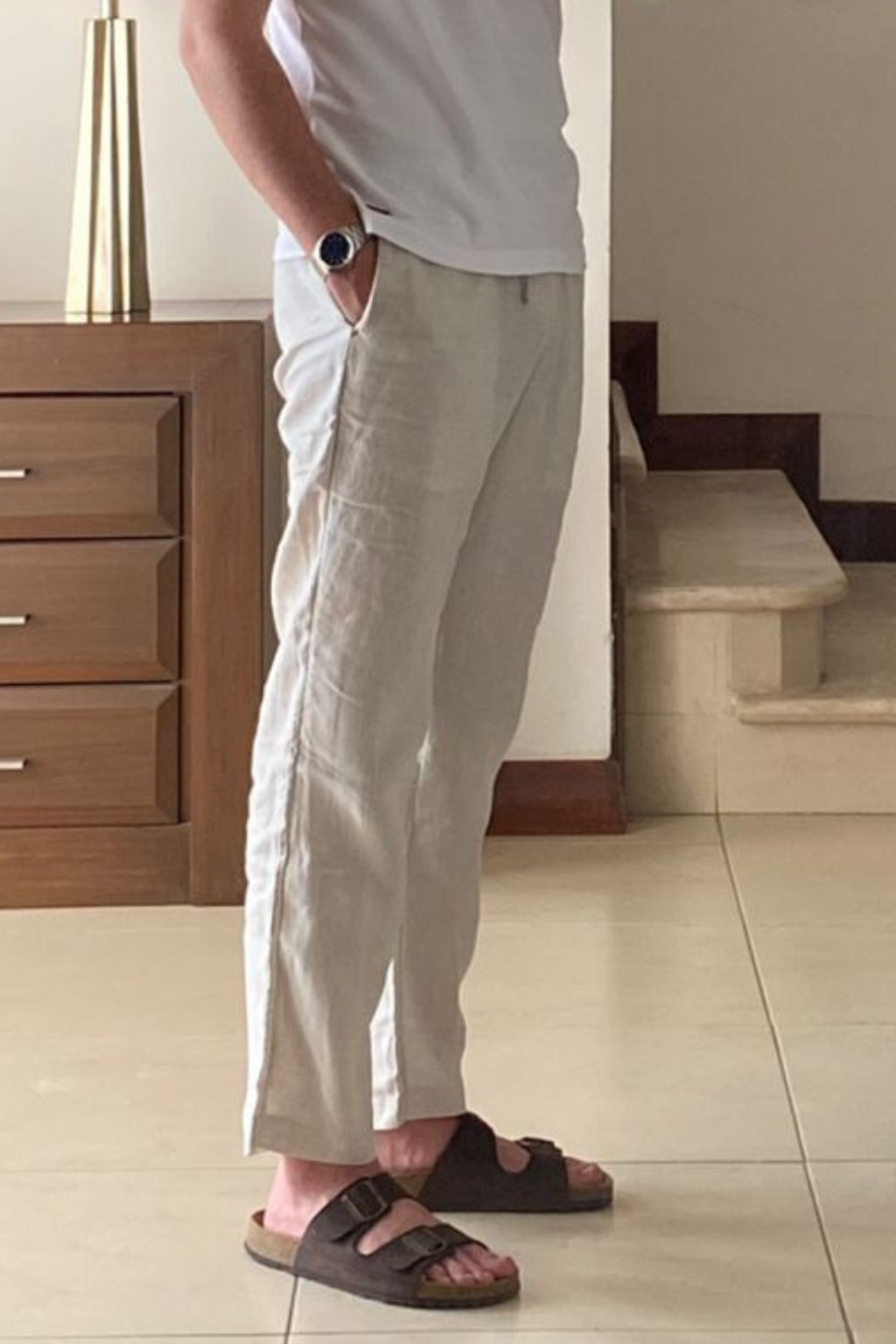 Fez – Pantalon en lin (oversize)