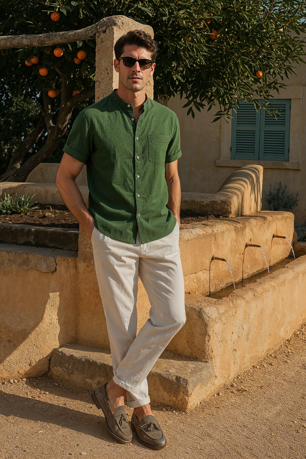 Ensemble tendance en lin – Maison Clément Paris