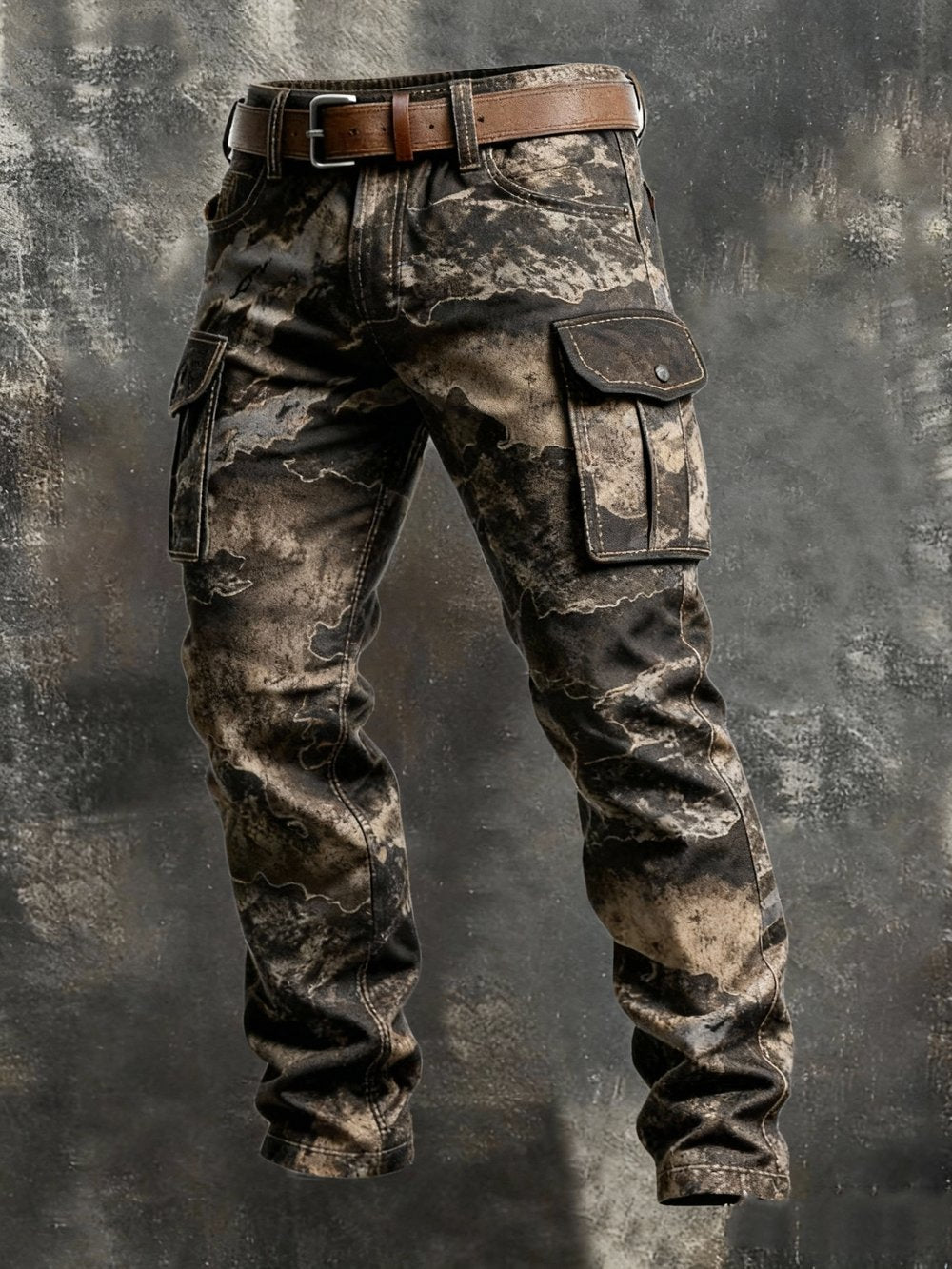 MAISON CLÉMENT PARIS™ | PANTALON CARGO CAMOUFLAGE HOMME ROBUSTE