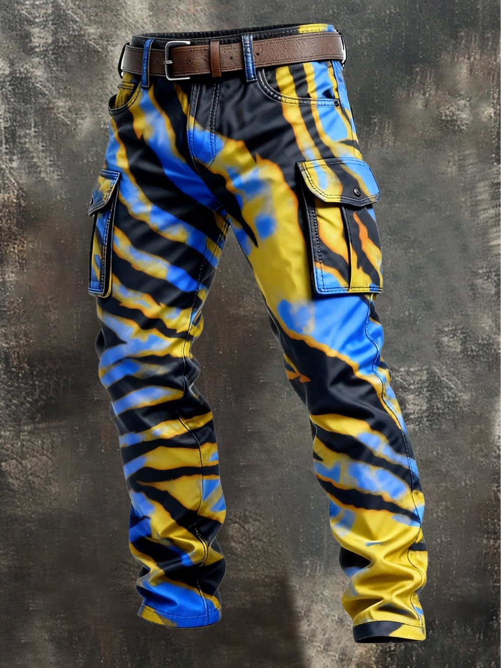 MAISON CLÉMENT PARIS™ | PANTALON CARGO MOTIF ABSTRAIT HOMME TACTIQUE