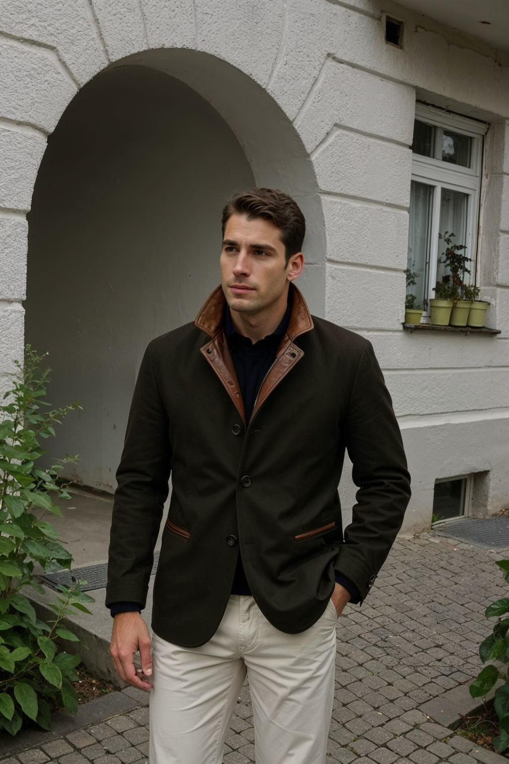 Veste blazer pour hommes – Veste en daim de luxe