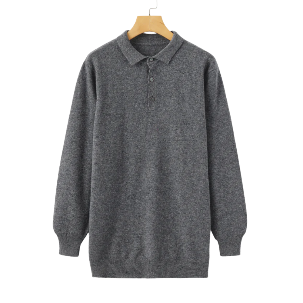Polo en Cachemire 100% Style Old Money