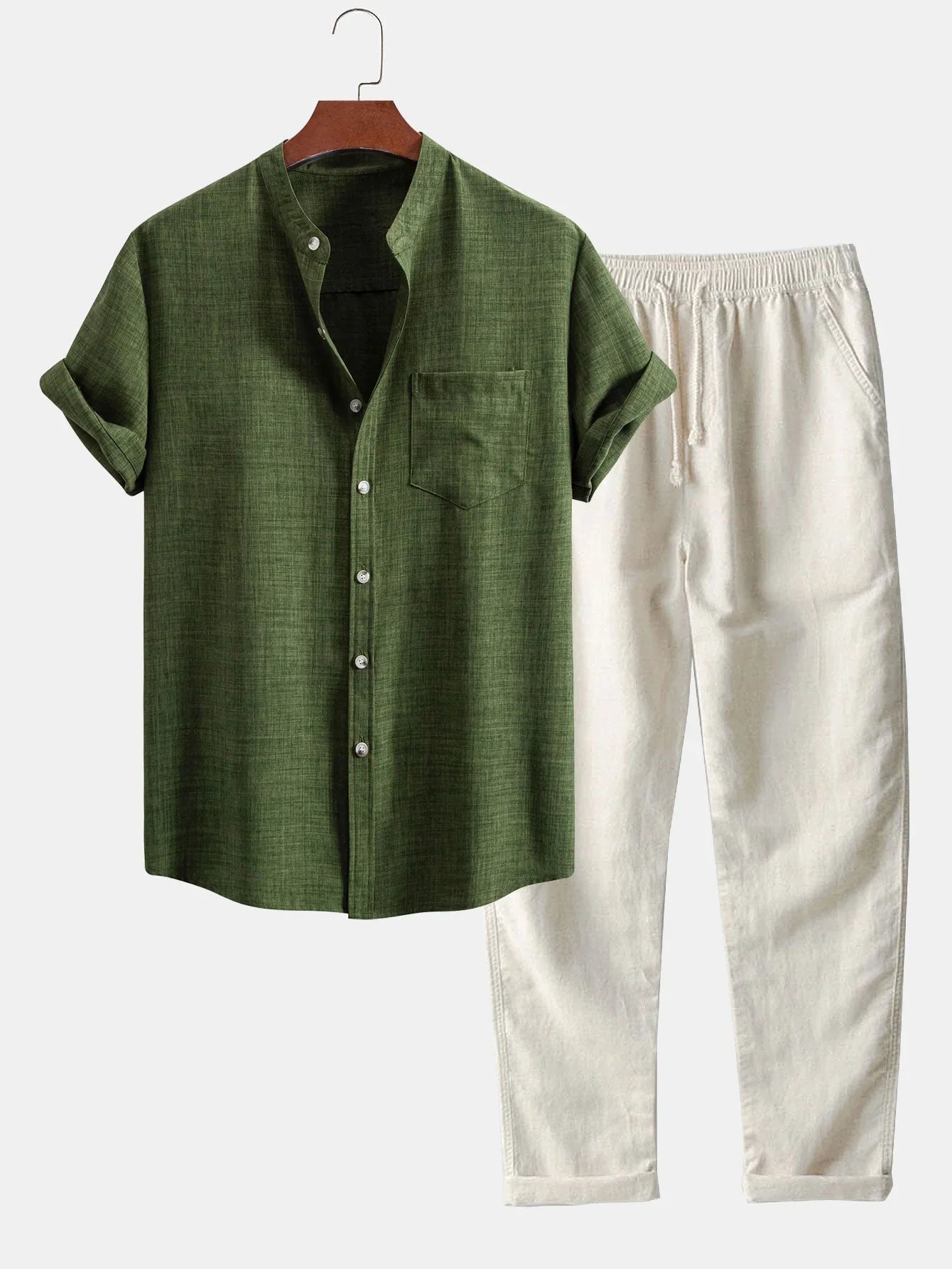 Ensemble tendance en lin – Maison Clément Paris