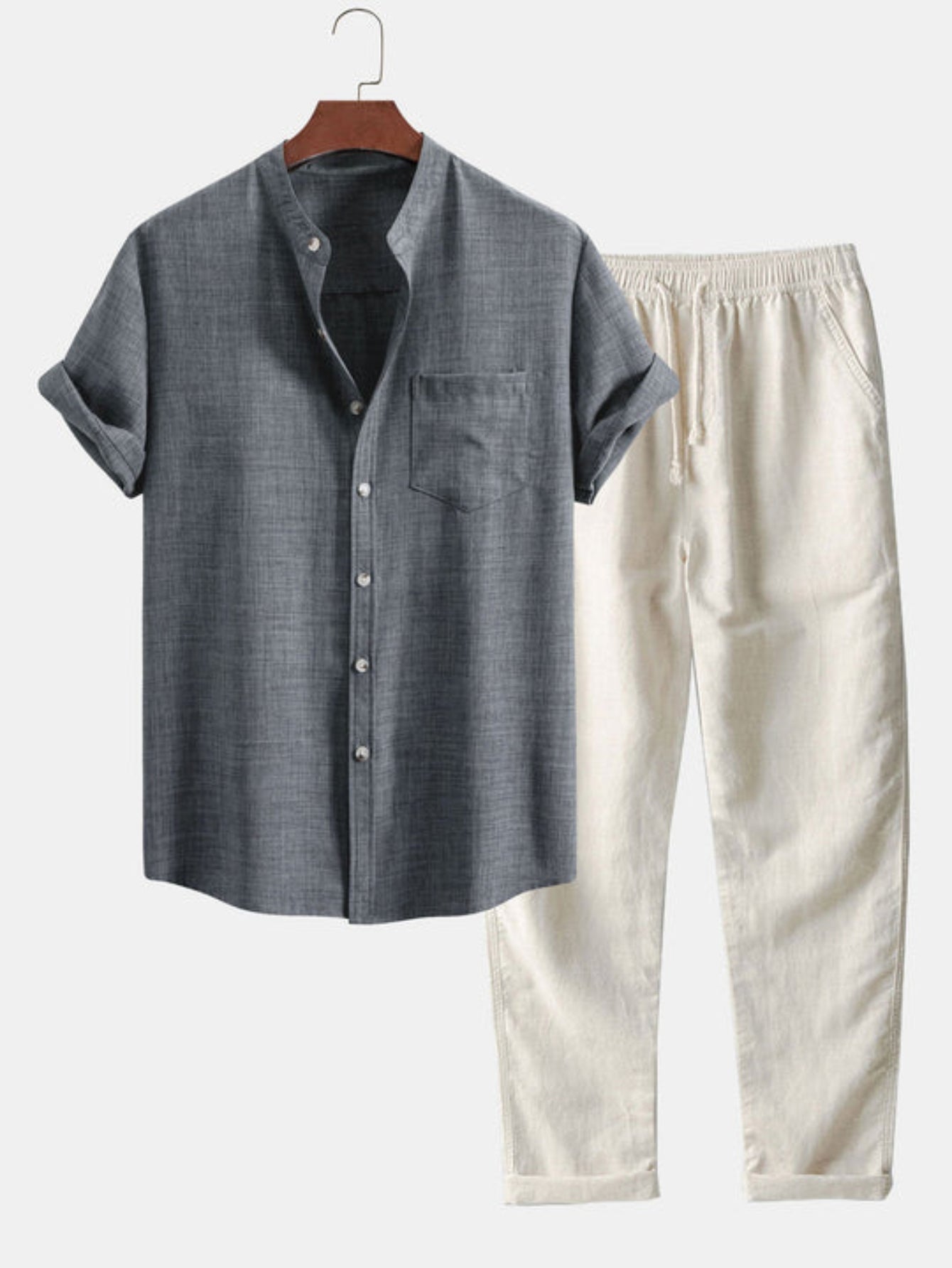 Ensemble tendance en lin – Maison Clément Paris
