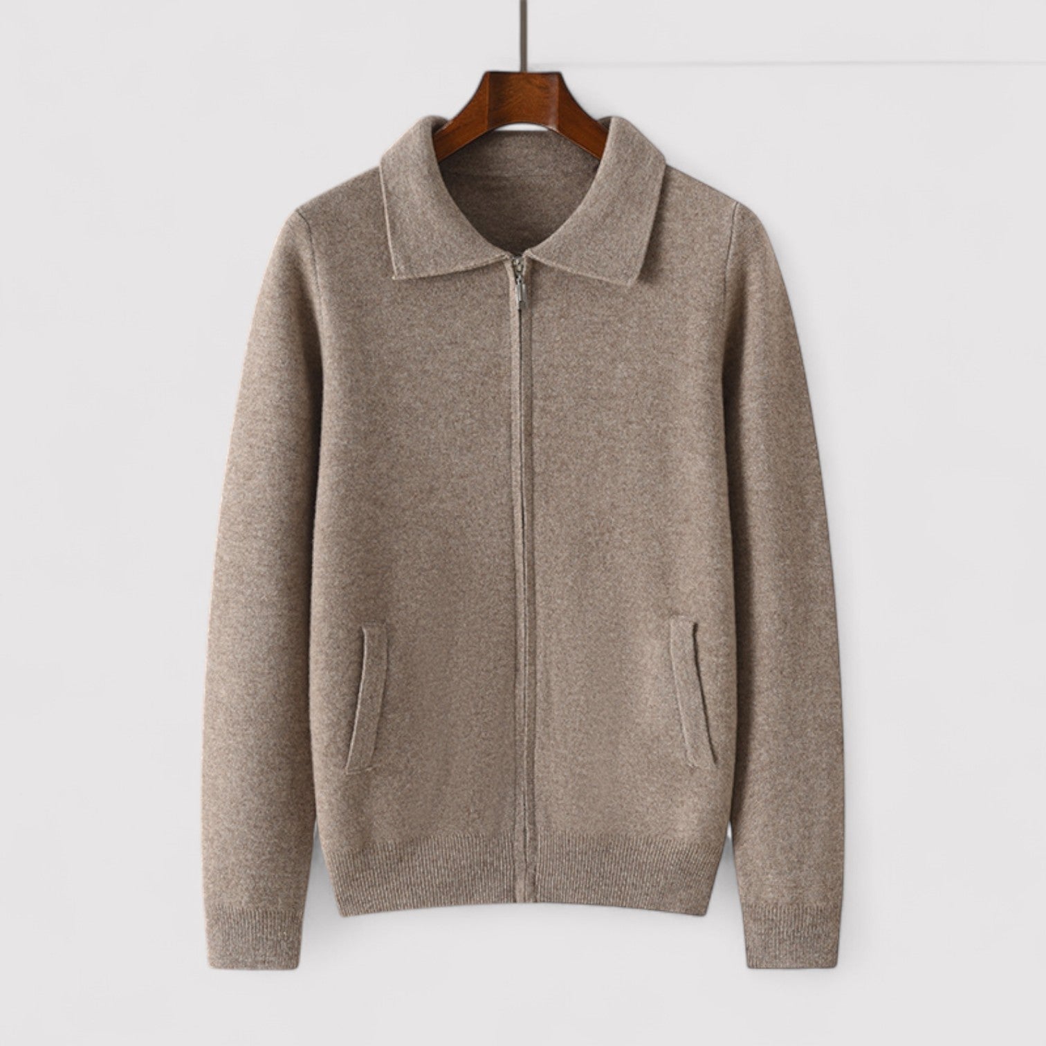 Lazaro – Gilet en Cachemire Élégant - Look Élégant/Professionnel pour Hommes
