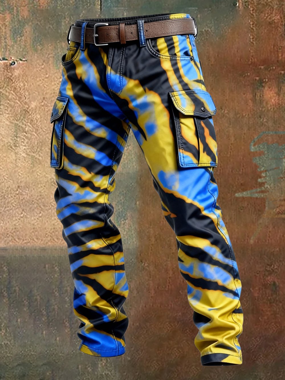 MAISON CLÉMENT PARIS™ | PANTALON CARGO MOTIF ABSTRAIT HOMME TACTIQUE