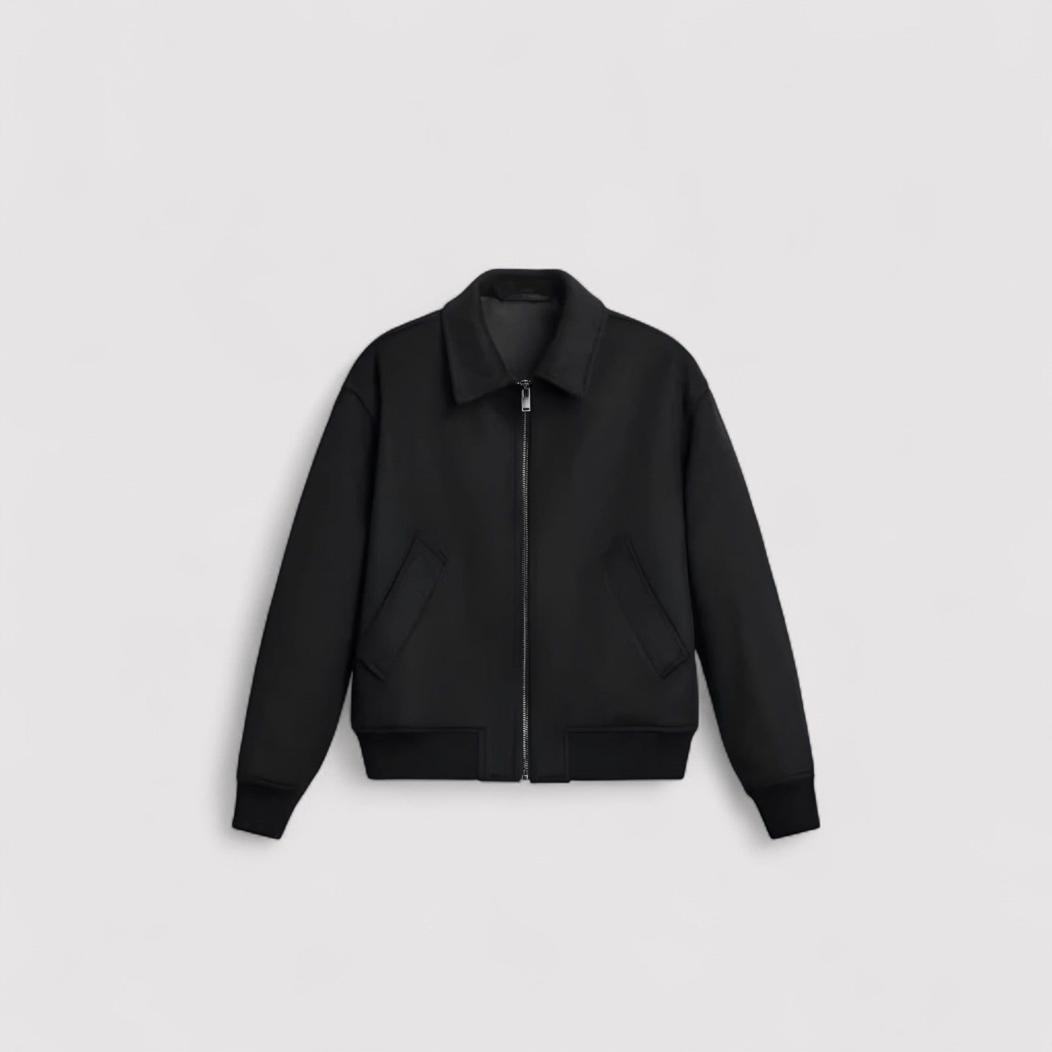 Edmondo – Manteau à col polo en laine Old Money moderne pour hommes - Automne/Hiver 2025