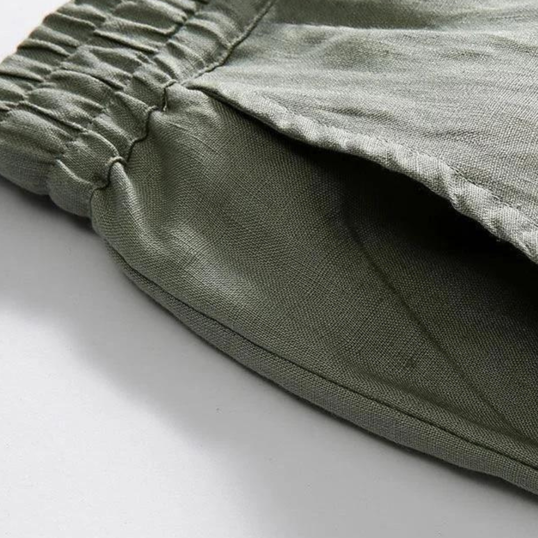 Rico – Pantalon en lin (coupe droite)