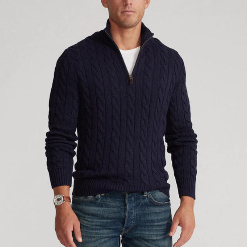 Maison Clément Paris | Old Money Pull Demi-Zip