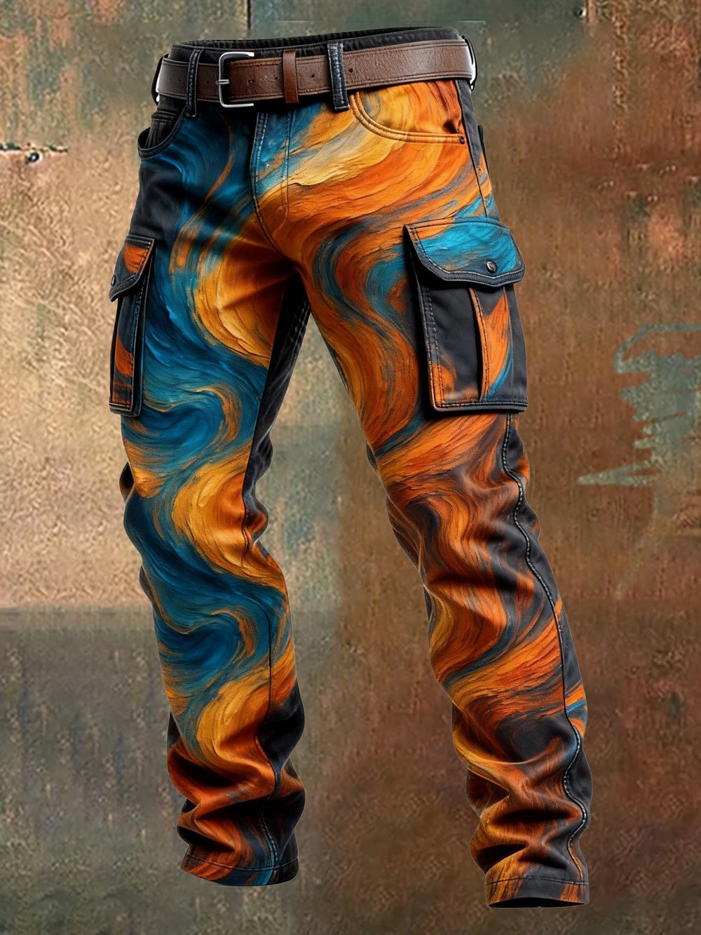 MAISON CLÉMENT PARIS™ | PANTALON CARGO MOTIF ARTISTIQUE HOMME