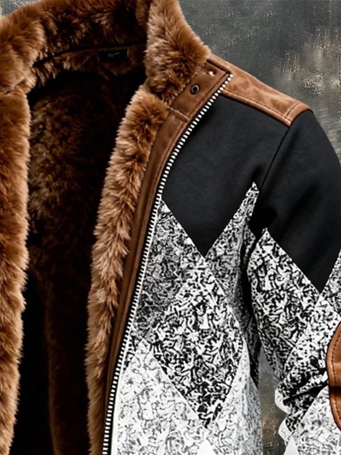 MAISON CLÉMENT PARIS™ | BLOUSON HOMME DOUBLÉ FOURRURE STYLE TENDANCE