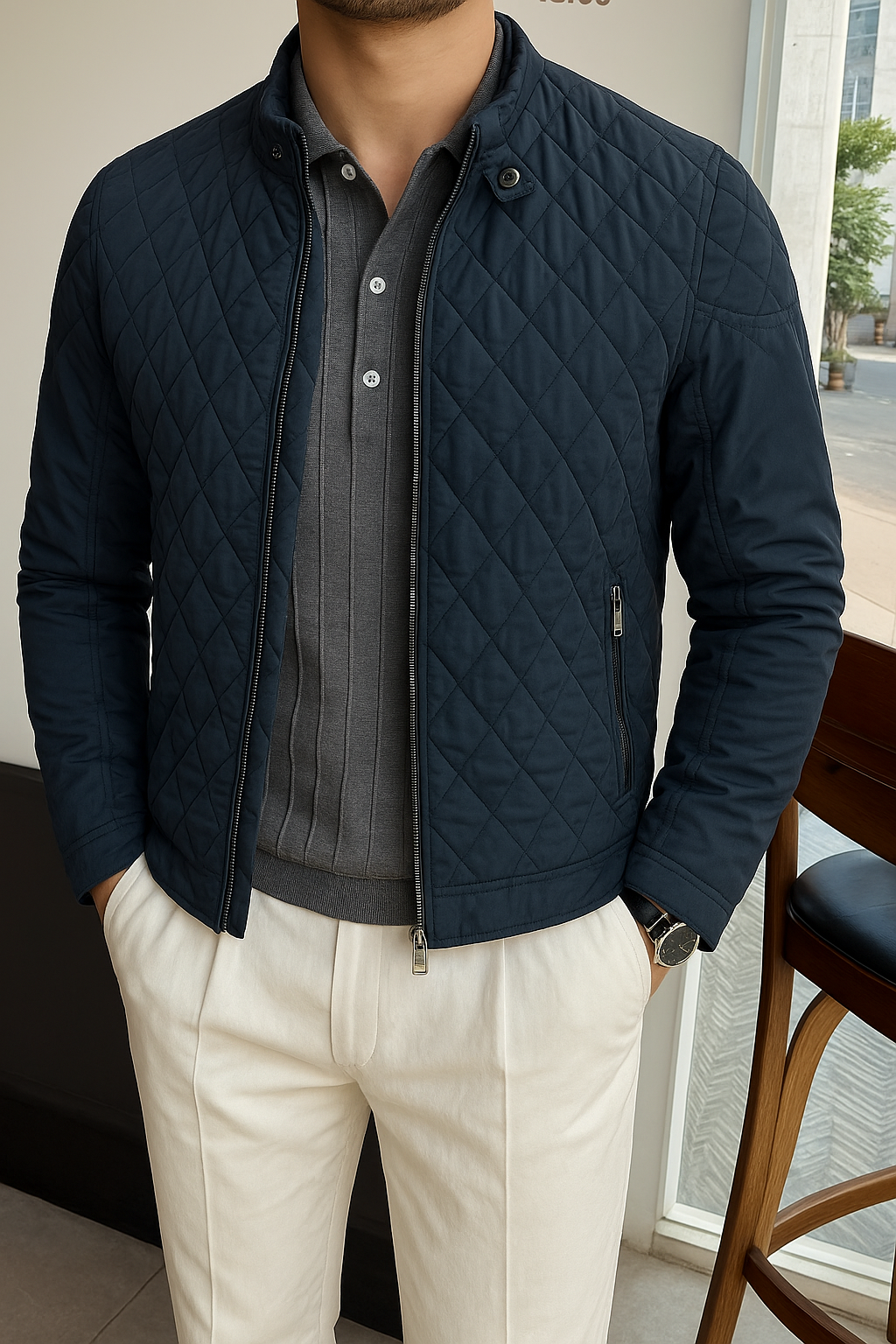 Robin - Manteau d'hiver long et chic pour homme - Manteau norvégien élégant