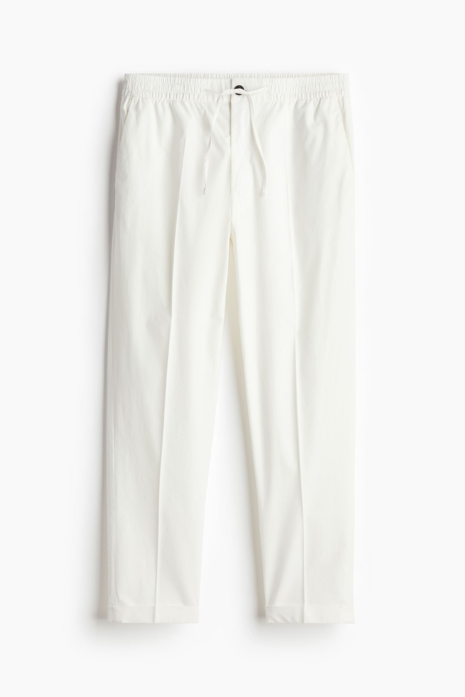 Abel - Pantalon en coton à longueur cheville