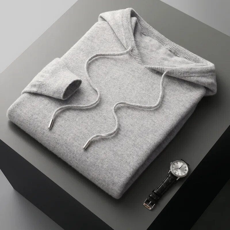 Arthur – Pull en cachemire doux à capuche pour hommes