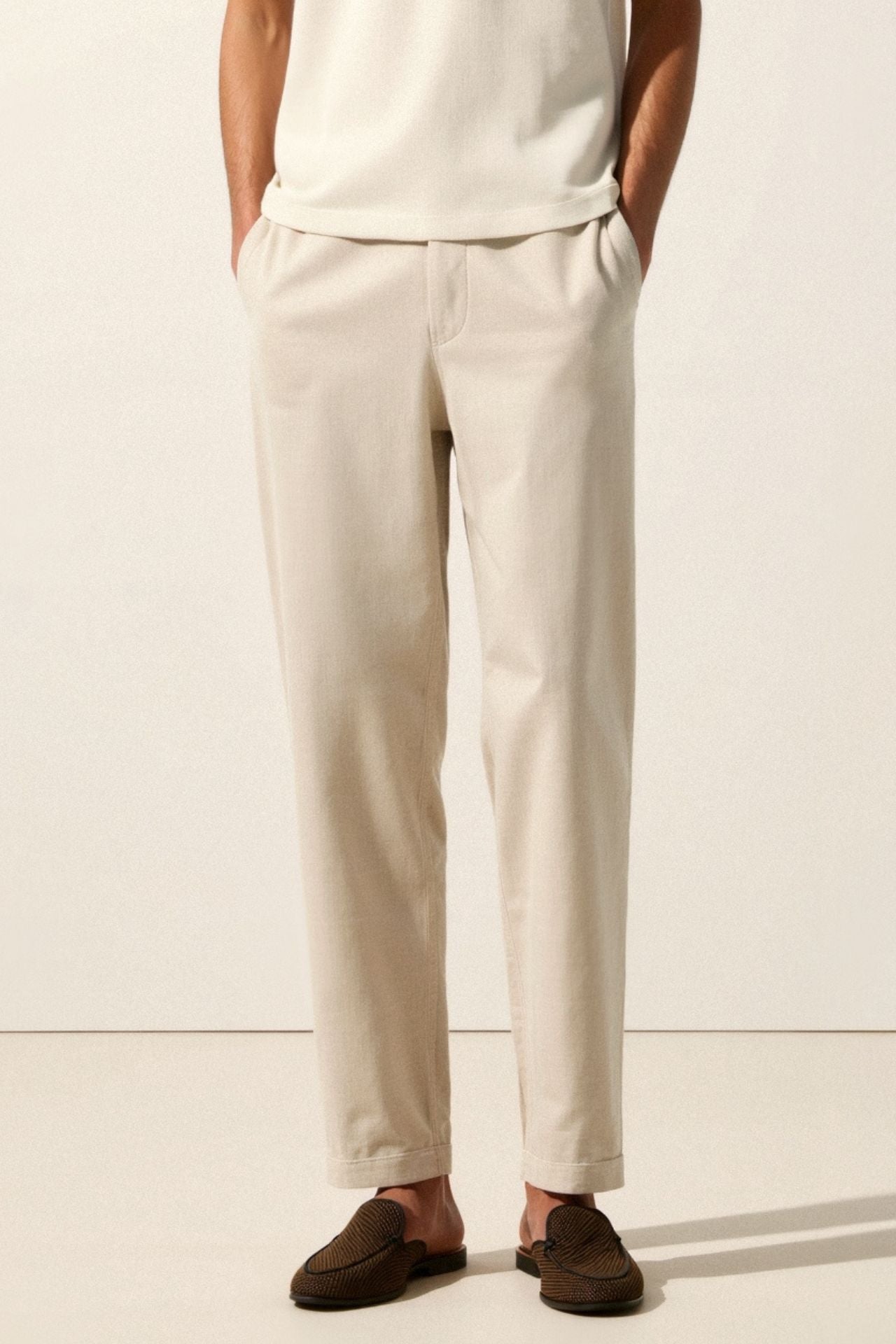 Bertie - Pantalon en lin Old Money ample