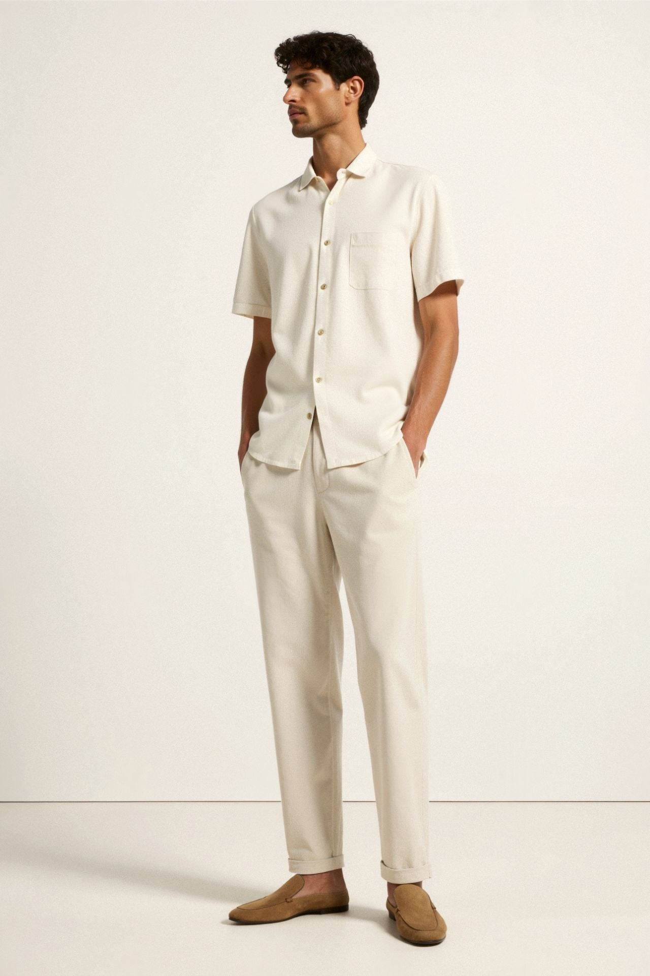 Bertie - Pantalon en lin Old Money ample