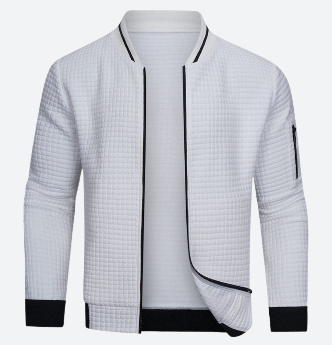 Veste de travail moderne à fermeture éclair | Maison Clément Paris