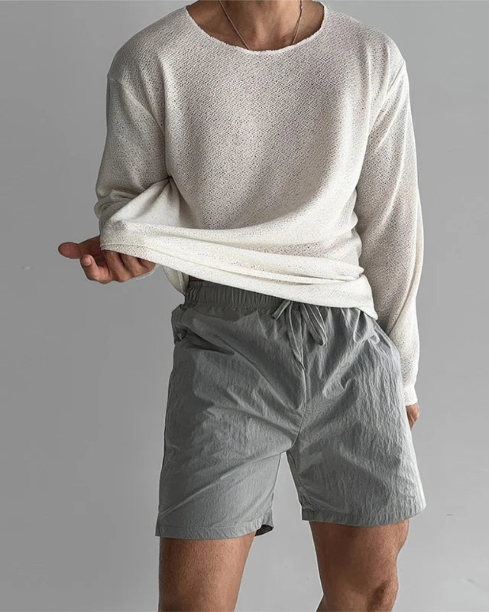 Jacopo - T-shirt tricoté décontracté