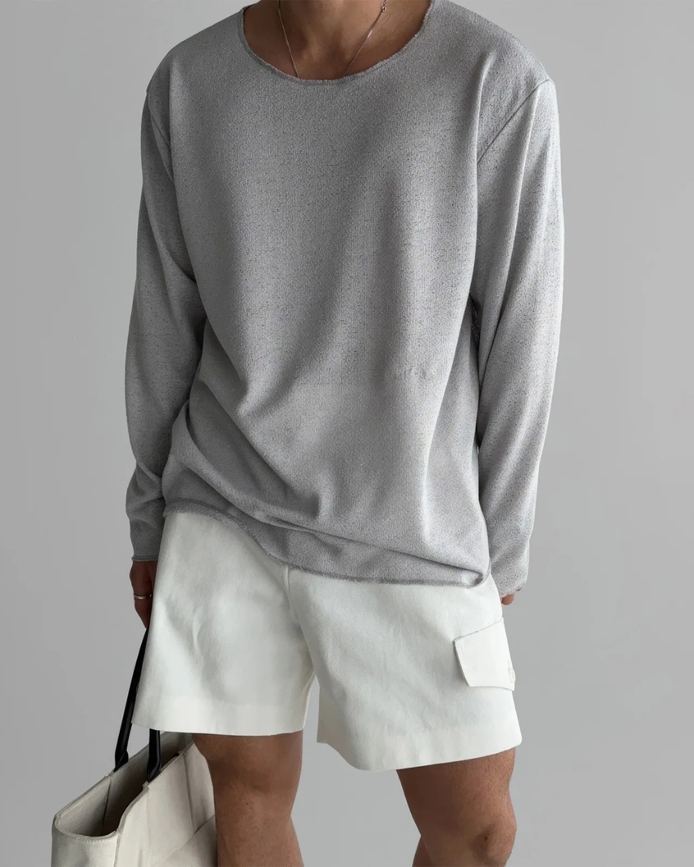 Jacopo - T-shirt tricoté décontracté