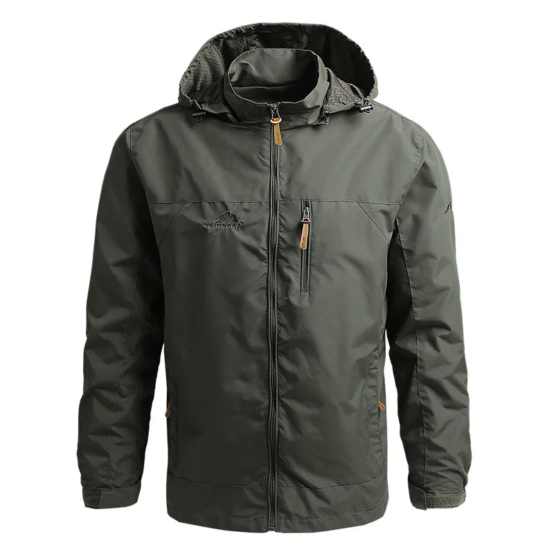 Darell - Veste coupe-vent en matériau durable avec capuche