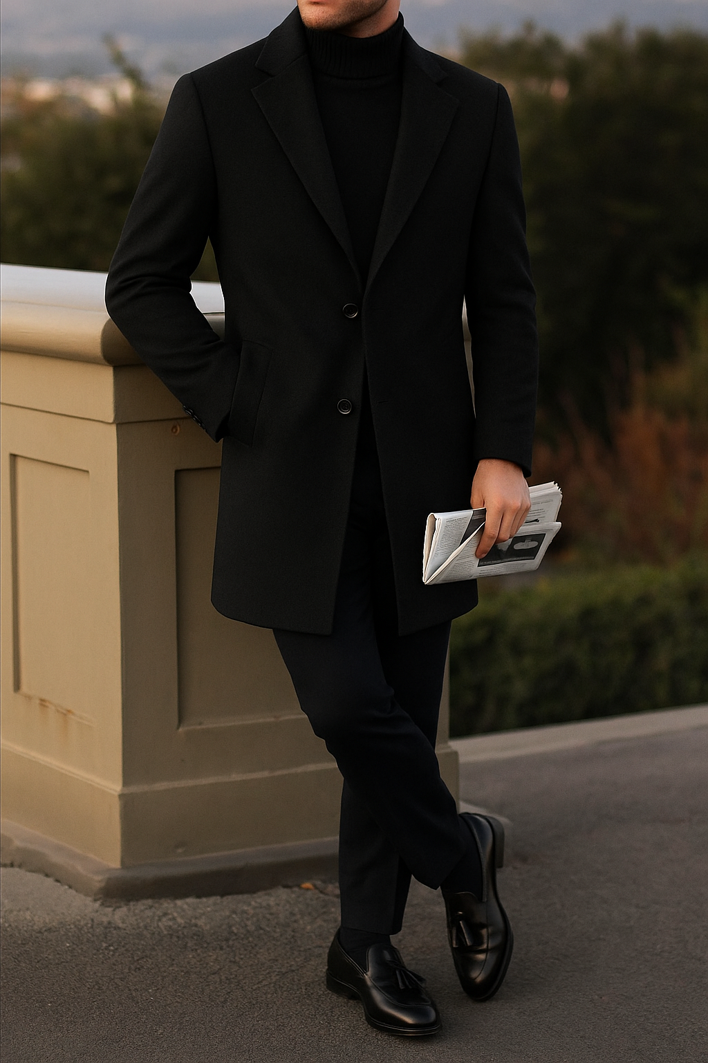 Oslo - Manteau Classique en Laine pour Homme