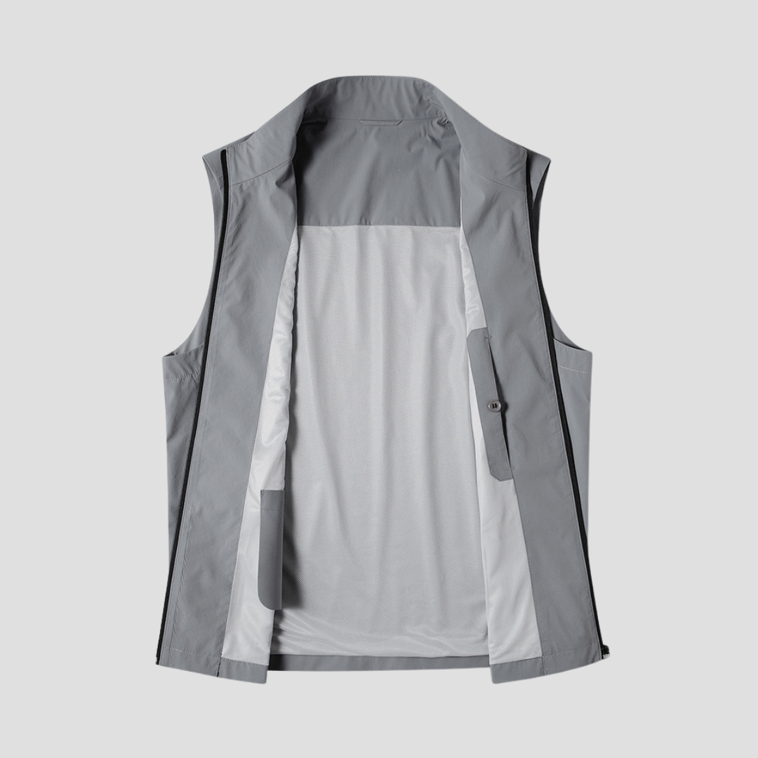 Gilet Homme – Bodywarmer Léger avec Fermeture Éclair – Lifestyle & Sportif