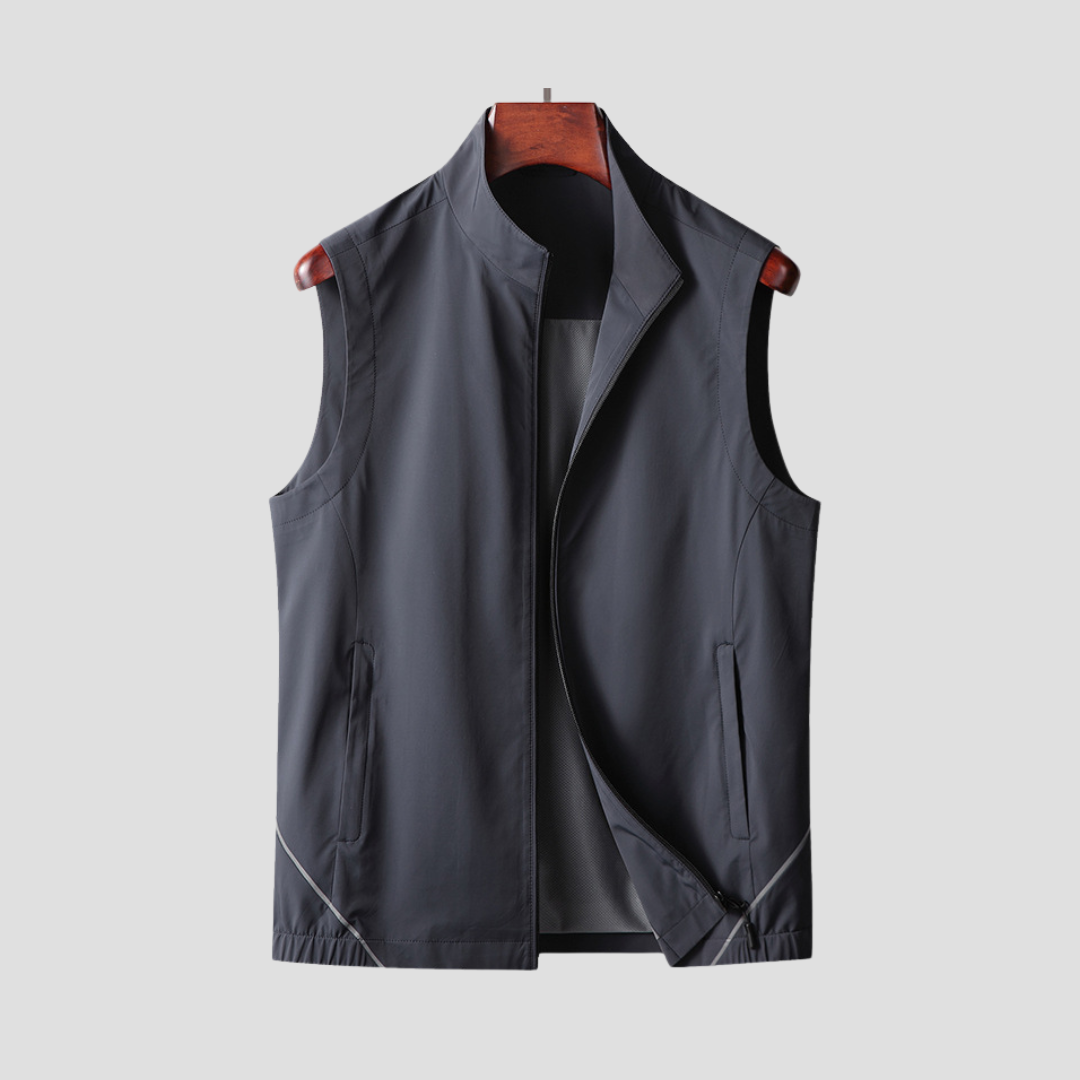 Gilet Homme – Bodywarmer Léger avec Fermeture Éclair – Lifestyle & Sportif