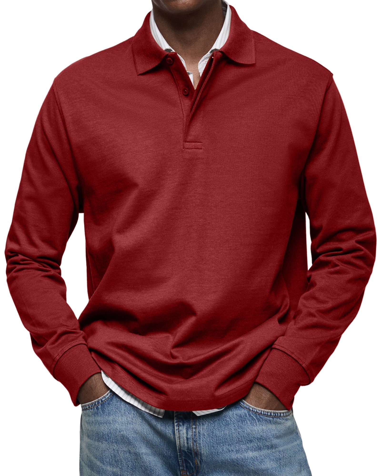 MAISON CLÉMENT PARIS ™ | POLO DE LUXE À MANCHES LONGUES