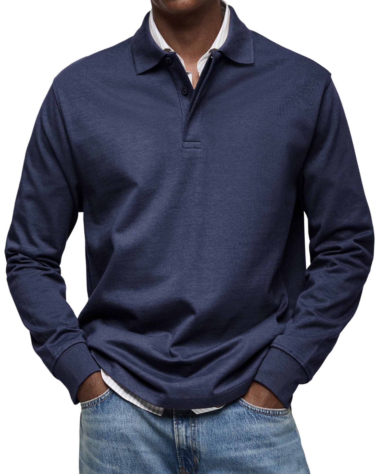 MAISON CLÉMENT PARIS ™ | POLO DE LUXE À MANCHES LONGUES