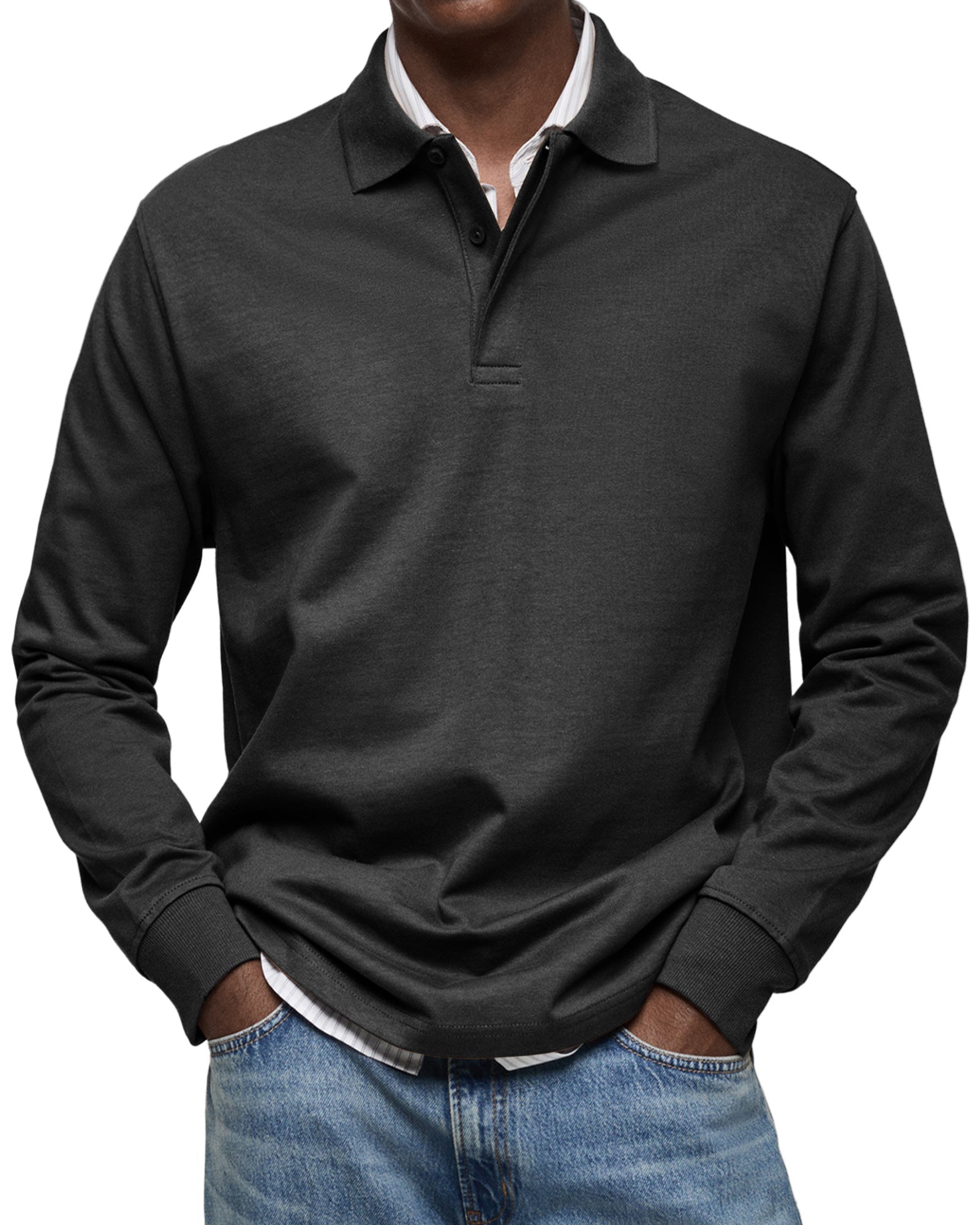MAISON CLÉMENT PARIS ™ | POLO DE LUXE À MANCHES LONGUES