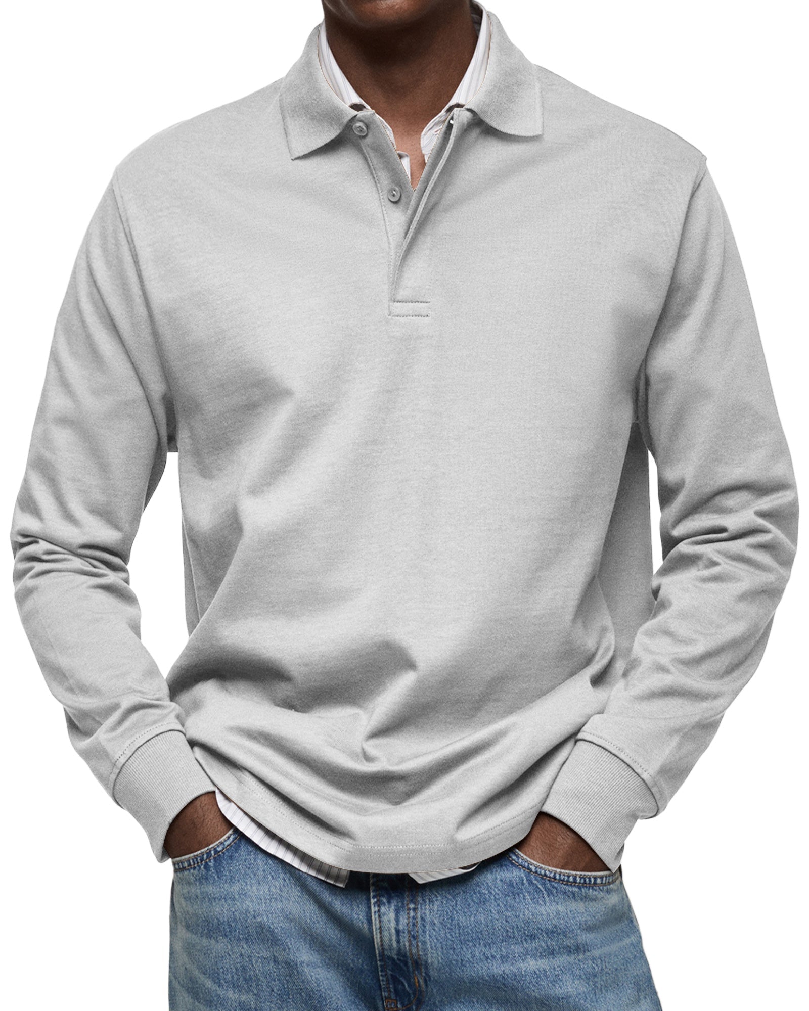 MAISON CLÉMENT PARIS ™ | POLO DE LUXE À MANCHES LONGUES