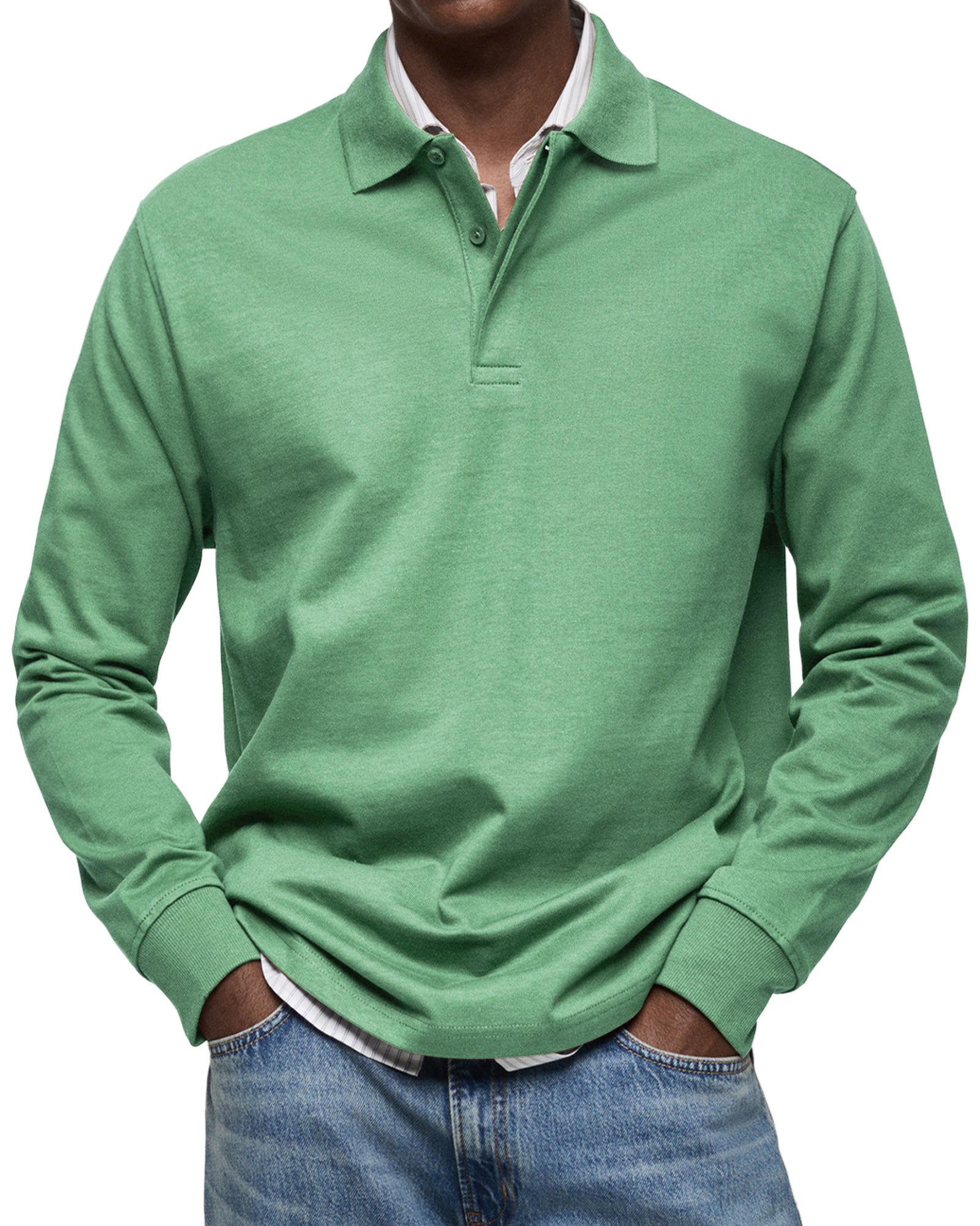 MAISON CLÉMENT PARIS ™ | POLO DE LUXE À MANCHES LONGUES