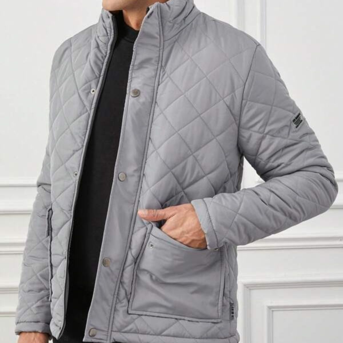 Le Chester – Veste Matelassée Noire – Manteau de Champ Héritage pour Homme