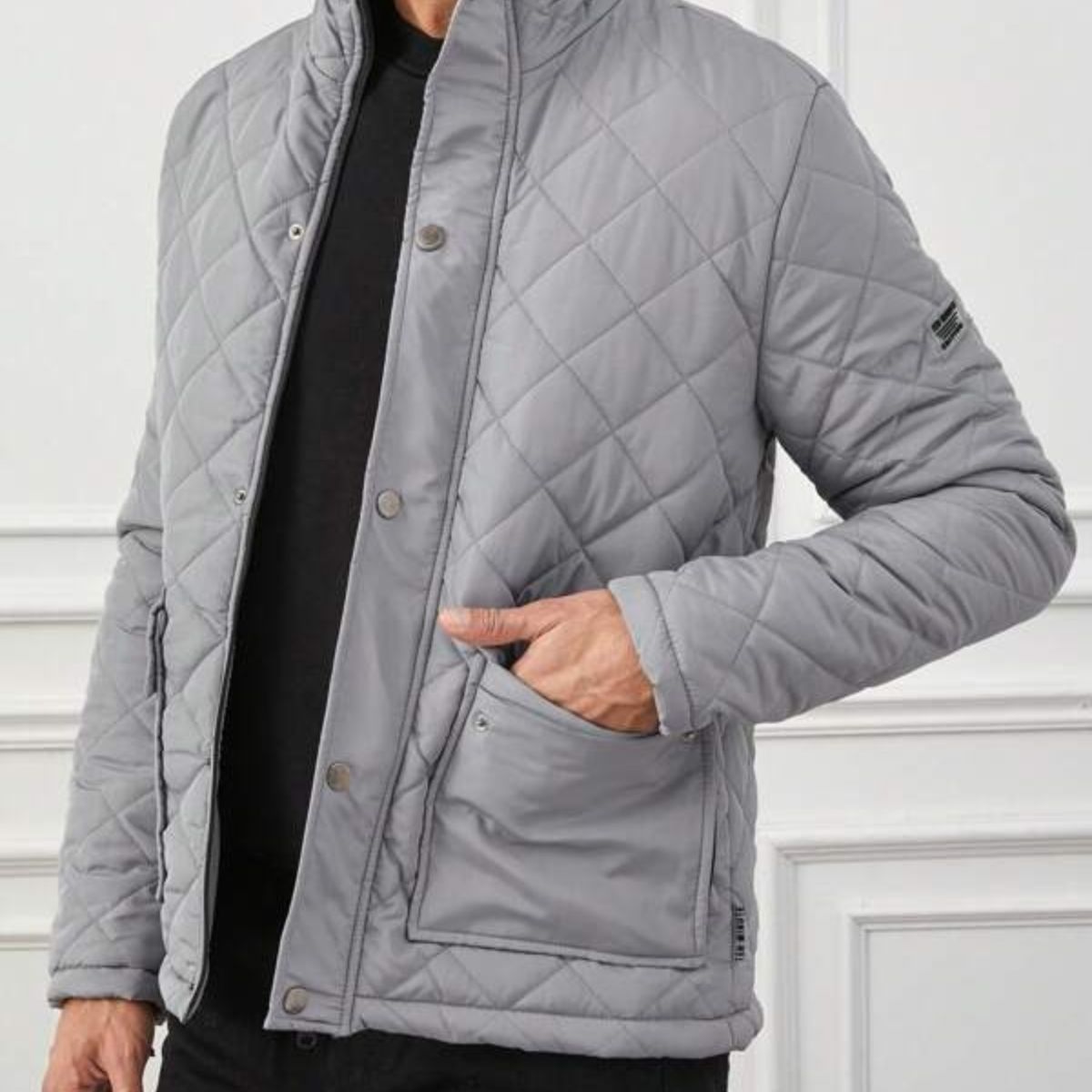 Le Chester – Veste Matelassée Noire – Manteau de Champ Héritage pour Homme