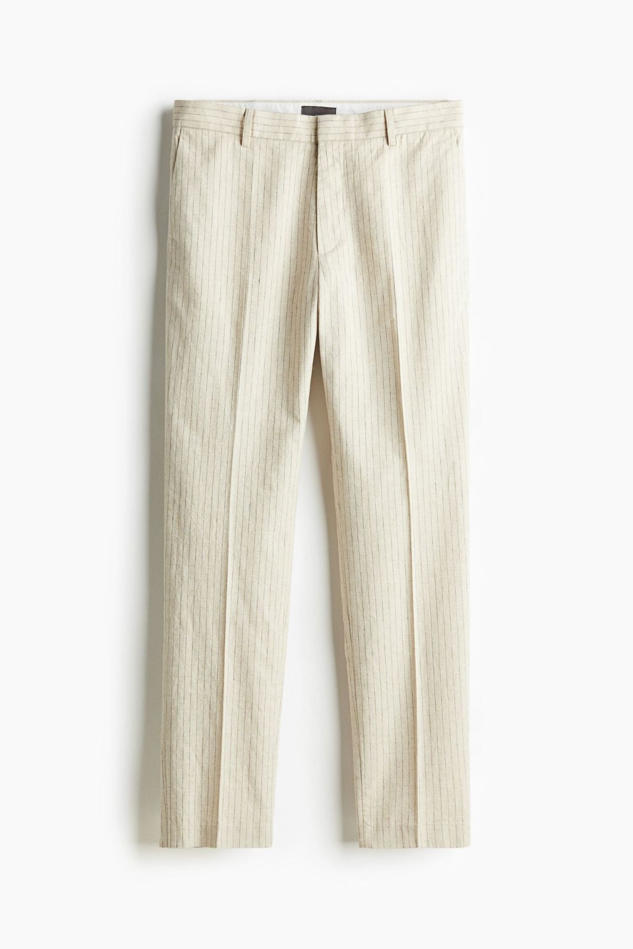 Lesandro - Pantalon chino classique en coton et lin