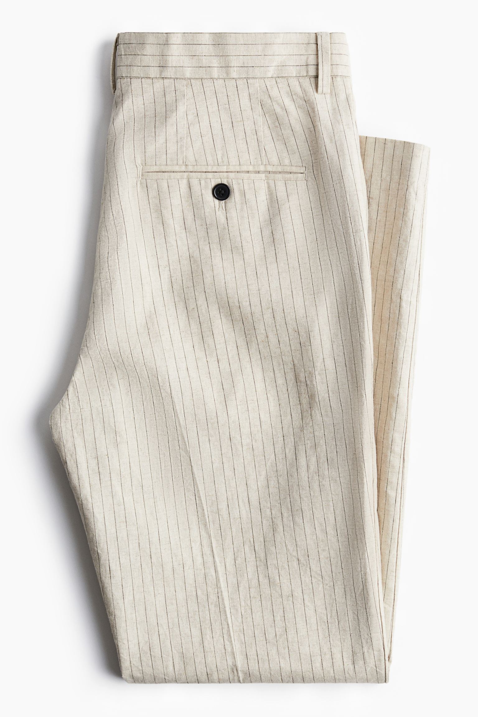 Lesandro - Pantalon chino classique en coton et lin