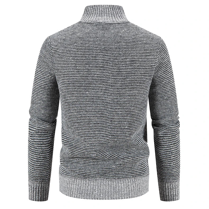 Veste en polaire pour hommes avec manches élégantes – Manteau d'hiver de luxe, élégant pour hommes stylés