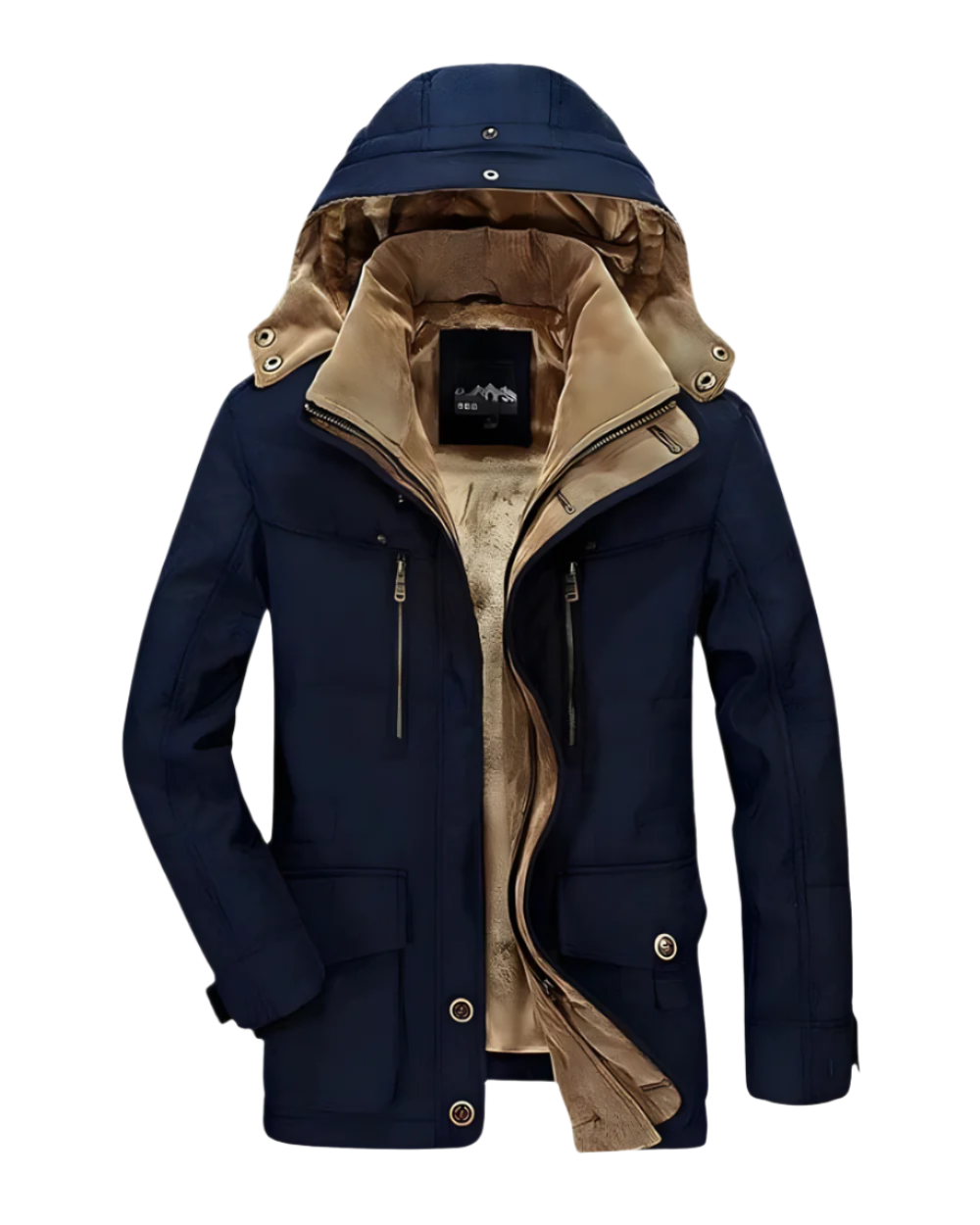 Francesco Manteau d'hiver pour hommes – Veste matelassée avec capuche