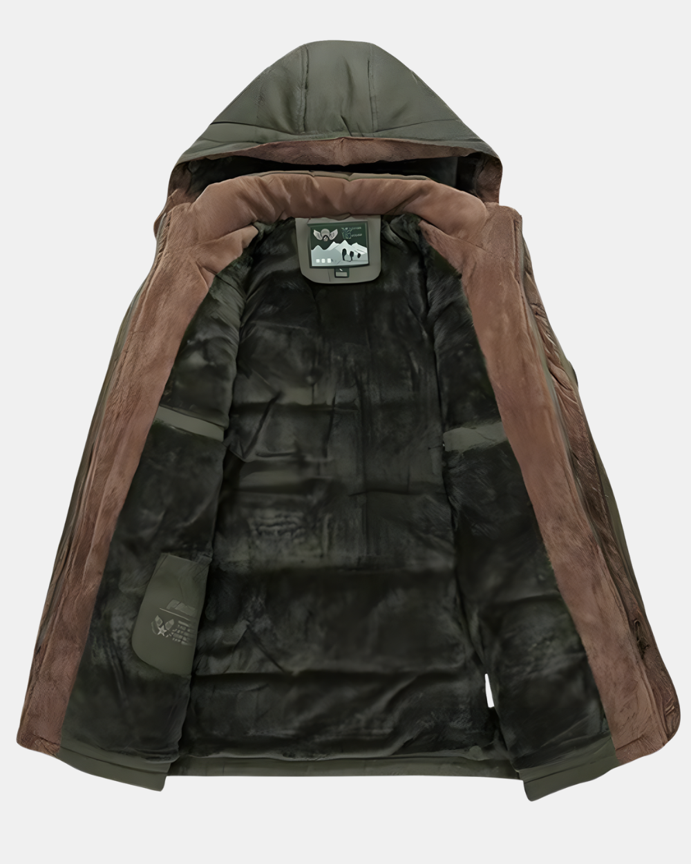 Francesco Manteau d'hiver pour hommes – Veste matelassée avec capuche