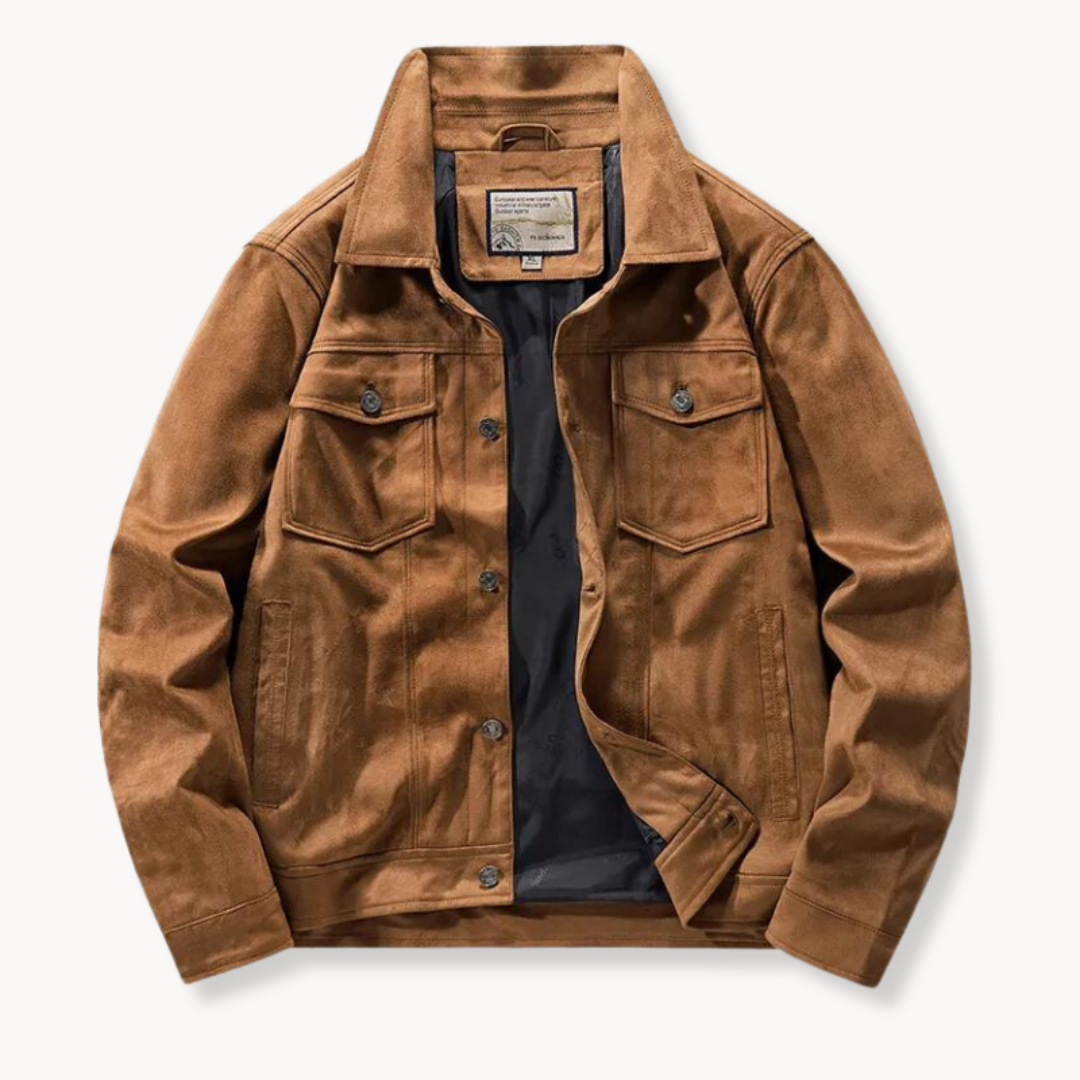 El Magnífico | Veste Trucker en Daim