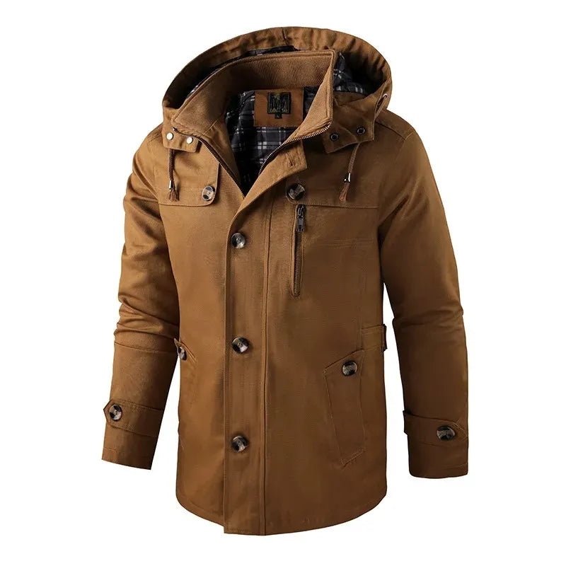 MAISON CLÉMENT PARIS ™ | VESTE MALASSÉE À CAPUCHE WEATHER