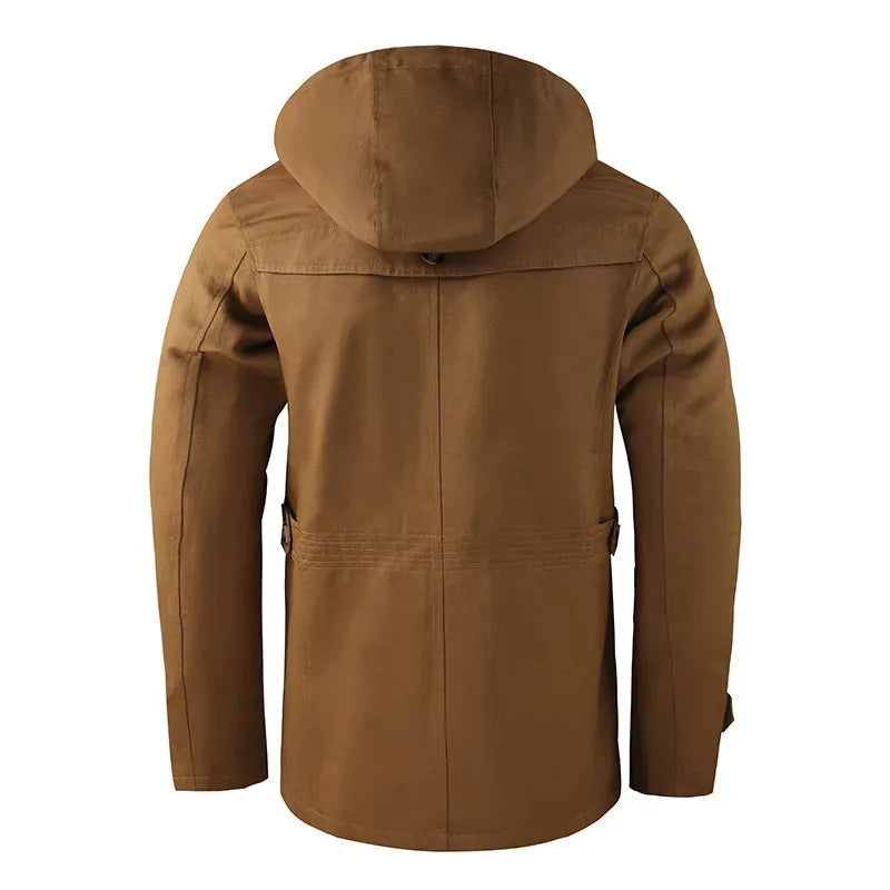 MAISON CLÉMENT PARIS ™ | VESTE MALASSÉE À CAPUCHE WEATHER