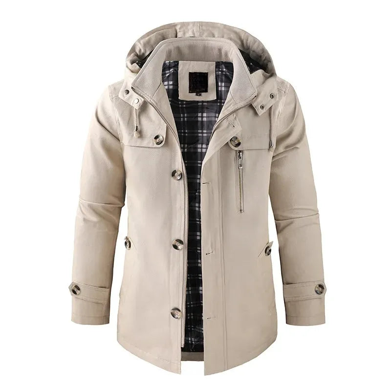 MAISON CLÉMENT PARIS ™ | VESTE MALASSÉE À CAPUCHE WEATHER