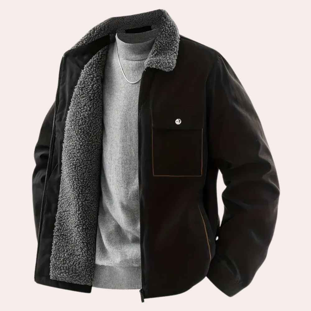 Vitorio - Manteau d'Hiver pour Hommes Doux et Durable – Isolation Confortable pour les Jours Froids