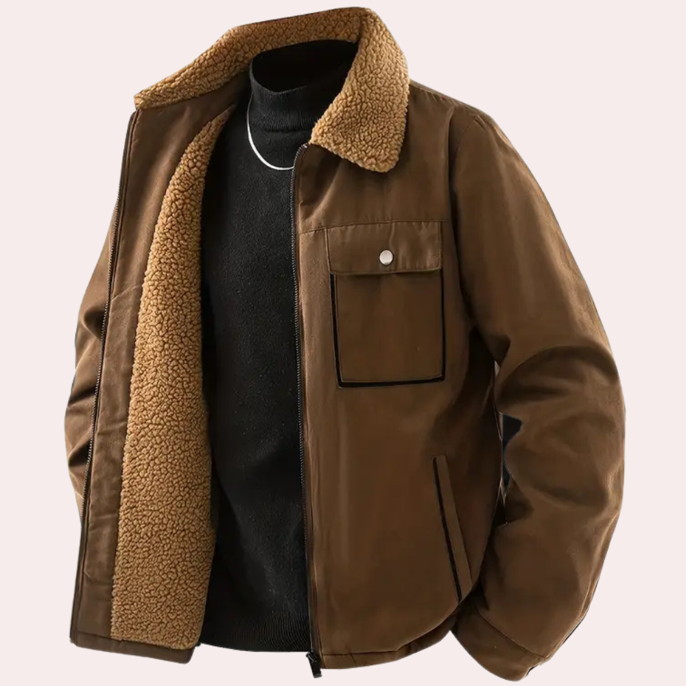 Vitorio - Manteau d'Hiver pour Hommes Doux et Durable – Isolation Confortable pour les Jours Froids