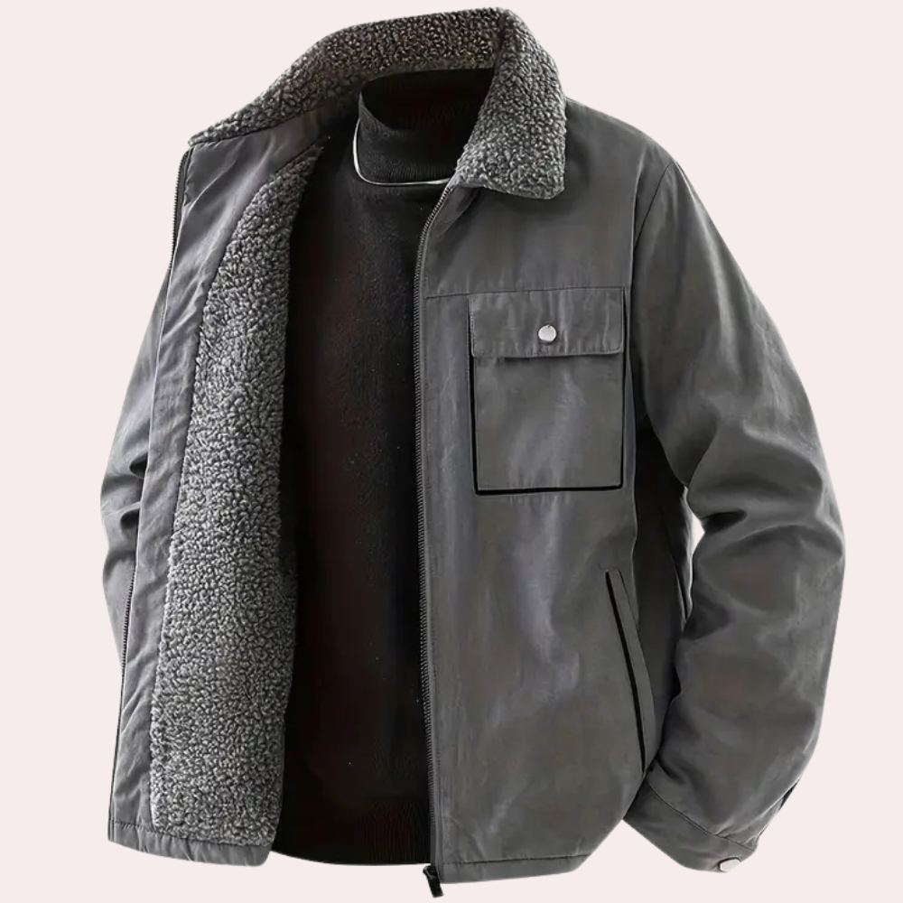 Vitorio - Manteau d'Hiver pour Hommes Doux et Durable – Isolation Confortable pour les Jours Froids