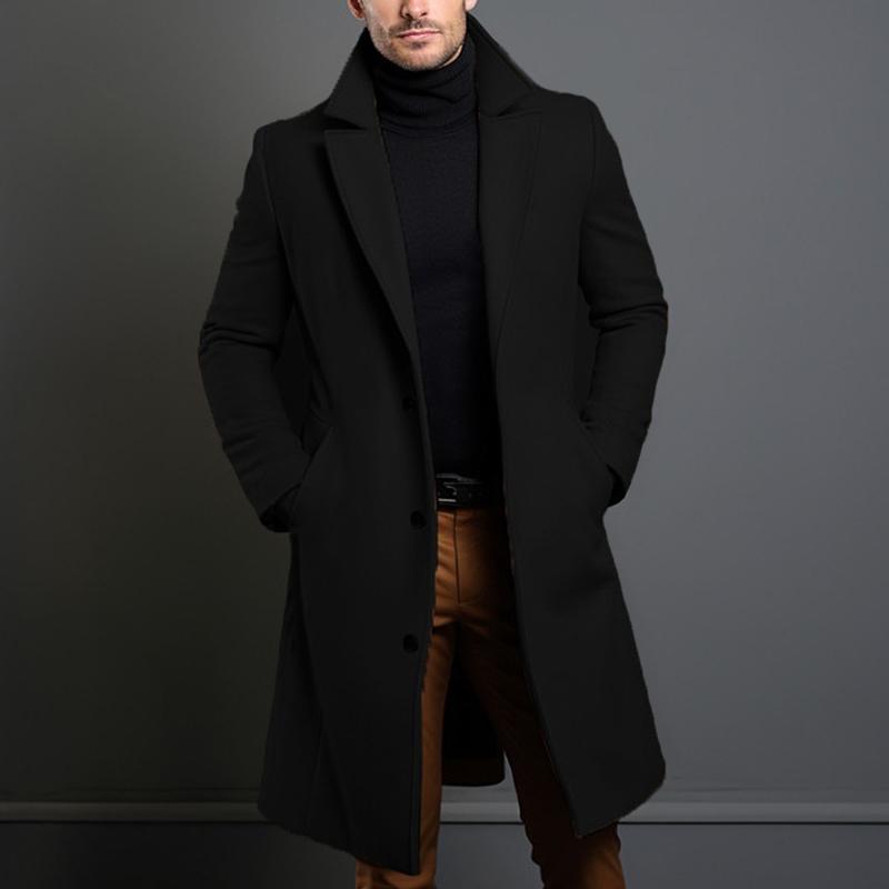 Manteau en laine camel pour hommes | Style Old Money & Hiver de Luxe Discret