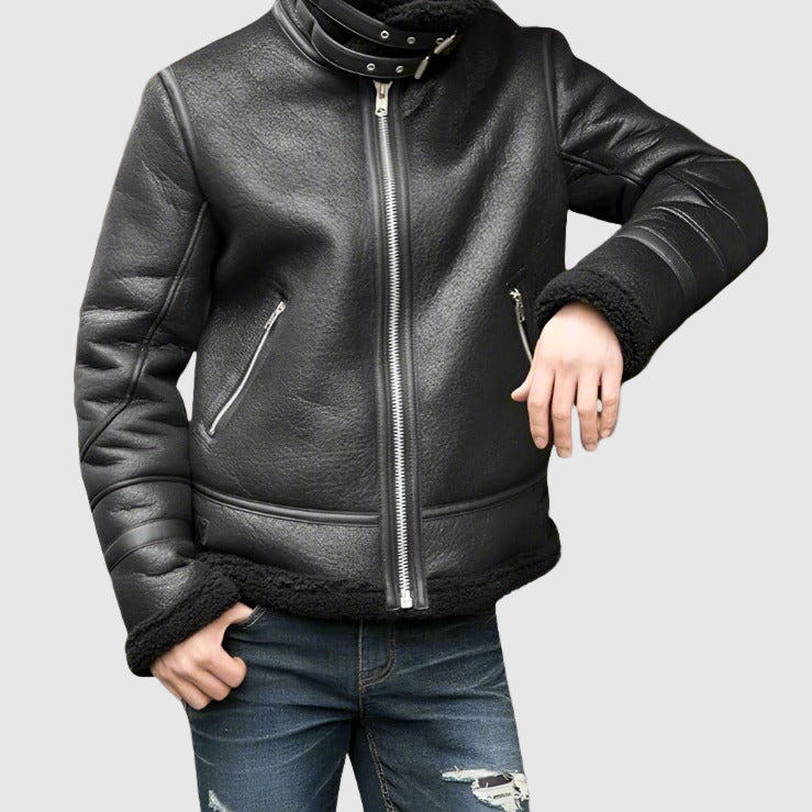 MAISON CLÉMENT PARIS ™ | VESTE 100% CUIR POUR HOMME
