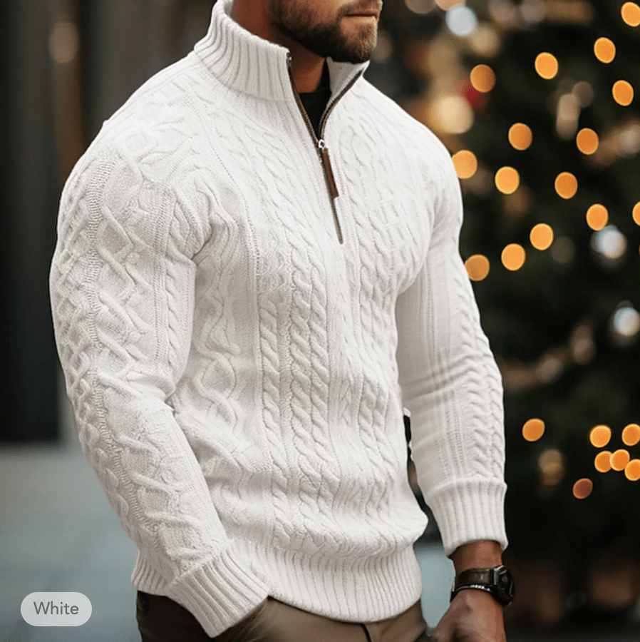 Pull à Câble Décontracté pour Homme